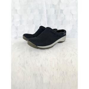 Merrell womens 9 Encore Breeze Blue Mesh slip on Mules comfort walking CLEANED